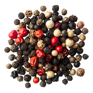 Black, White & Red Pepper