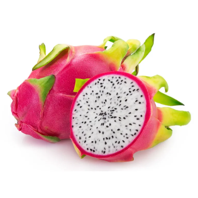 Whole and halved dragon fruit — Concord Wholesale