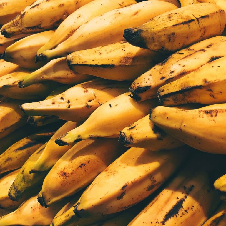 Ripe yellow plantains