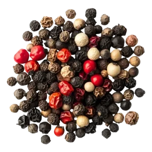 Black, White & Red Pepper