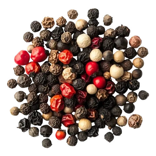 Black, White & Red Pepper